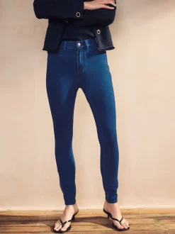 Next bleu foncé - Leggings Jersey Denim New