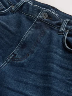 Next - Ajustement droit - Jean Motionflex bleu foncé - ThermoGen