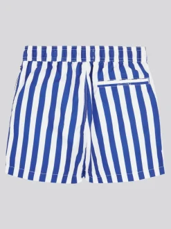 U.S. Polo Assn Bleu foncé - US Polo Assn. Short de bain garçon rayé Best