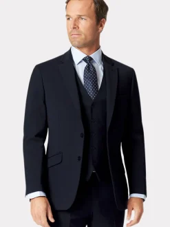 Brook Taverner - Veste de costume Bleu foncé Discount