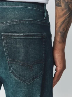 Next - Coupe fuselée régulière - Jean Motionflex Bleu foncé de denim Hot