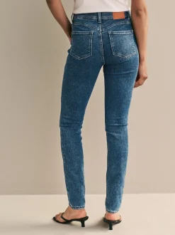 Next - Jean skinny super doux Bleu foncé de denim New