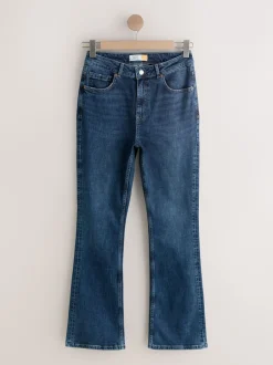 Next Bleu foncé de denim - Jean bootcut authentique Milieu