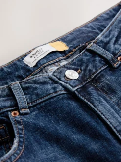 Next Bleu foncé de denim - Jean bootcut authentique Milieu