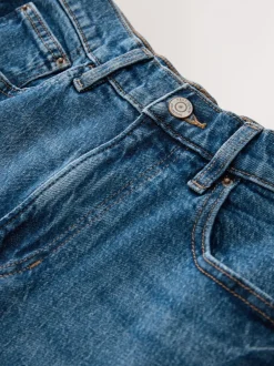 Next Bleu foncé de denim - Jean colonne extensible Mom Comfort New