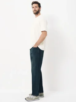 Next - Jeansextensible classique coupe fuselée régulière Bleu foncé lavé Hot