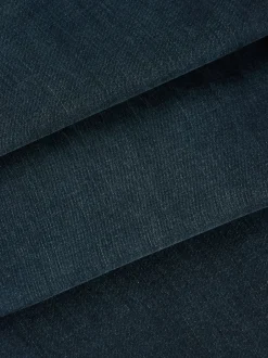 Next - Straight Fit Classic Jeans extensibles Bleu foncé lavé Outlet