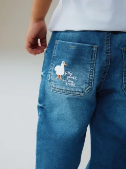 Next Bleu foncé Personnage Ferme - Jean ample à enfiler (3mois-7ans) Hot