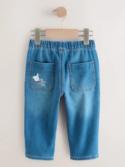 Next Bleu foncé Personnage Ferme - Jean ample à enfiler (3mois-7ans) Hot