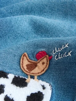 Next Bleu foncé Personnage Ferme - Jean ample à enfiler (3mois-7ans) Hot