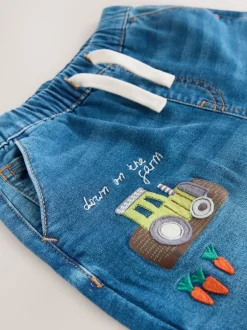 Next Bleu foncé Personnage Ferme - Jean ample à enfiler (3mois-7ans) Hot