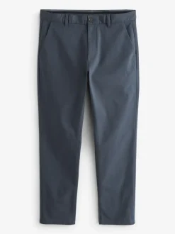 Next - Slim Fit (Slim Fit) - Pantalon chino stretch Bleu Gris Moyen Discount