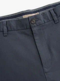 Next - Slim Fit (Slim Fit) - Pantalon chino stretch Bleu Gris Moyen Discount