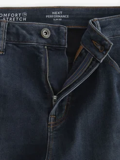 Next - Slim Fit (Slim Fit) - Jeans stretch de confort Bleu Gris Vintage Best