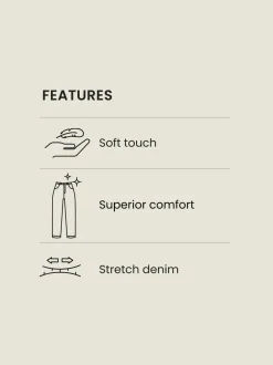 Next - Slim Fit (Slim Fit) - Jeans stretch de confort Bleu Gris Vintage Best