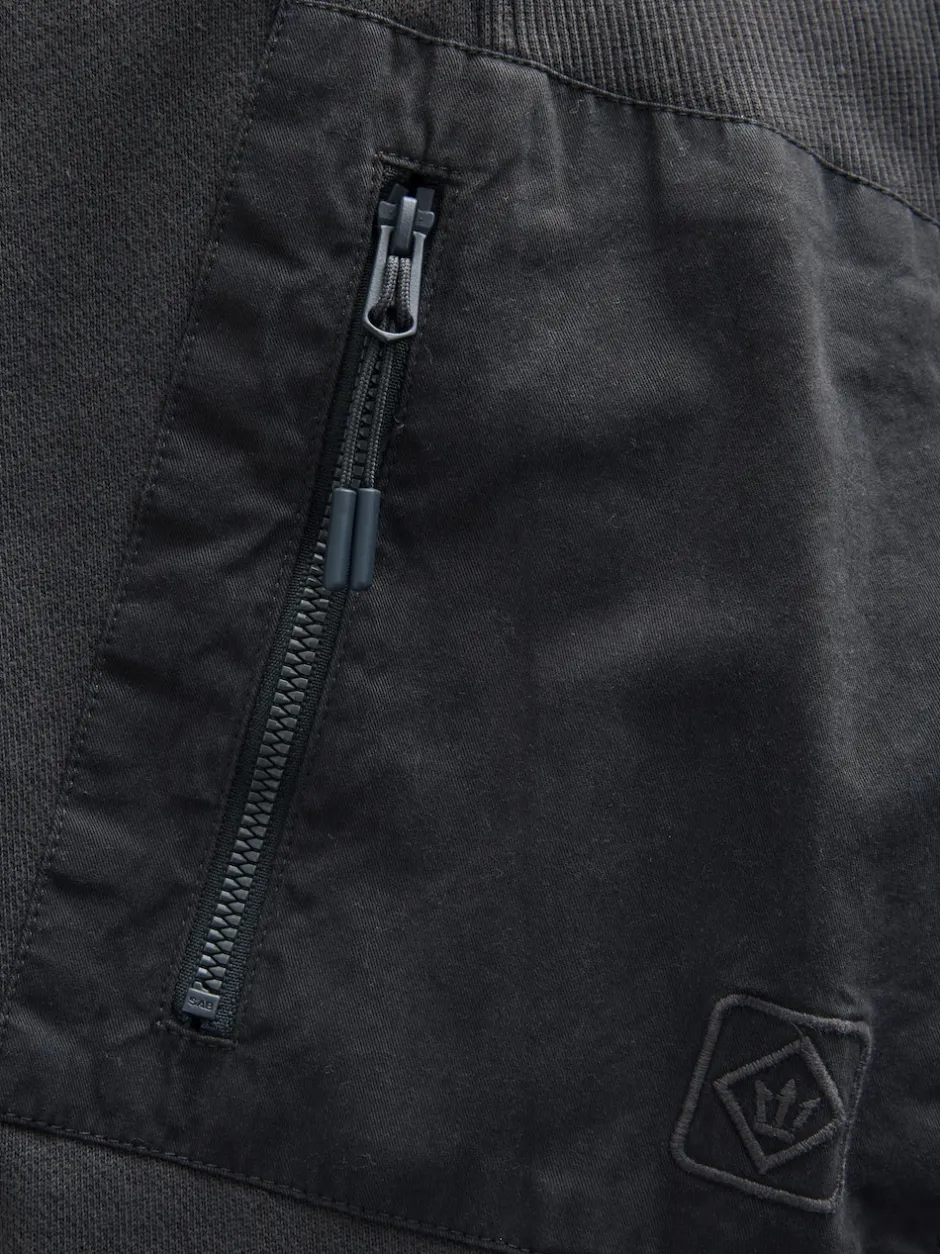 Next Bleu Gris/bleu marine en ardoise - Lot de 2 joggings cargos coupe ajustée à dos brosse utilitaire Outlet