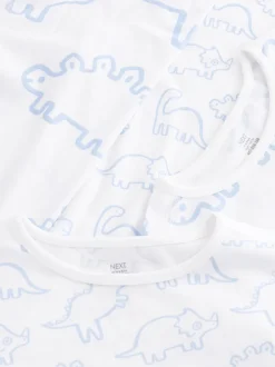 Next Bleu imprimé dinosaure - Pyjama Kind to Skin 2 Lot (9mths-12yrs) Online