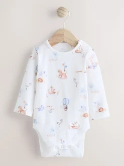 Next Bleu imprimé éléphant - Ensemble salopette et body en velours bébé (0mois-3ans) Hot