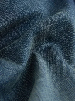 Next Bleu indigo - - extensible Denim Jeans Ajustement droit New