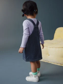 Next Bleu indigo - Denim Robe chasuble (3mths-8yrs)