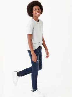 Next Bleu indigo - Jeans extensibles à taille élastique (3-16ans) Discount