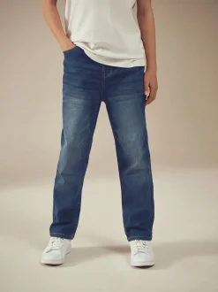 Next Bleu indigo - Jeans extensibles à taille élastique (3-16ans) Sale