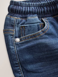 Next Bleu indigo - Jeans extensibles à taille élastique (3-16ans) Sale