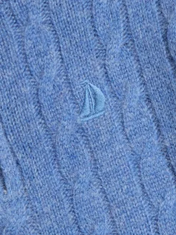 Jojo Maman Bébé Bleu indigo - Pull classique à demi-fermeture éclair Hot