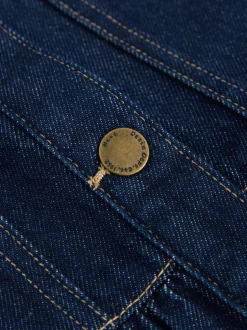 Next Bleu indigo - Veste en jean à ourlet péplum (3-16ans) Outlet