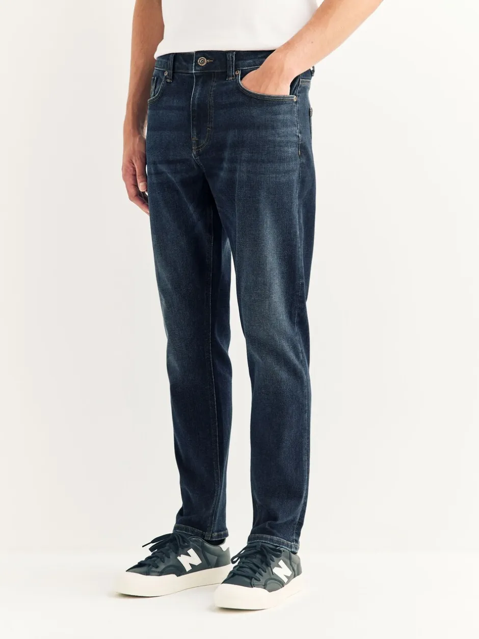 Next - Slim Fit (Slim Fit) - Jean Motionflex Bleu indigo moyen Sale