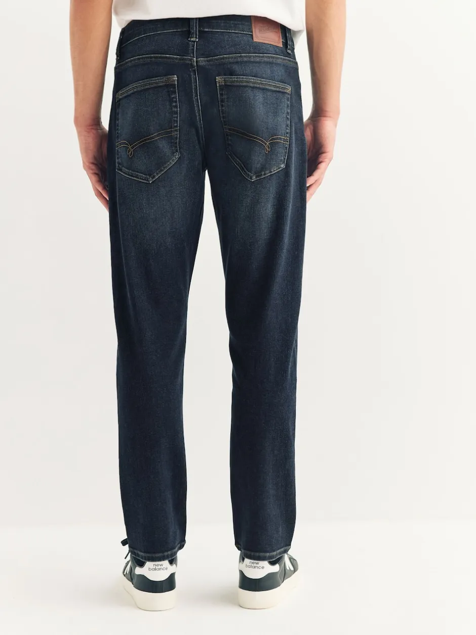 Next - Slim Fit (Slim Fit) - Jean Motionflex Bleu indigo moyen Sale