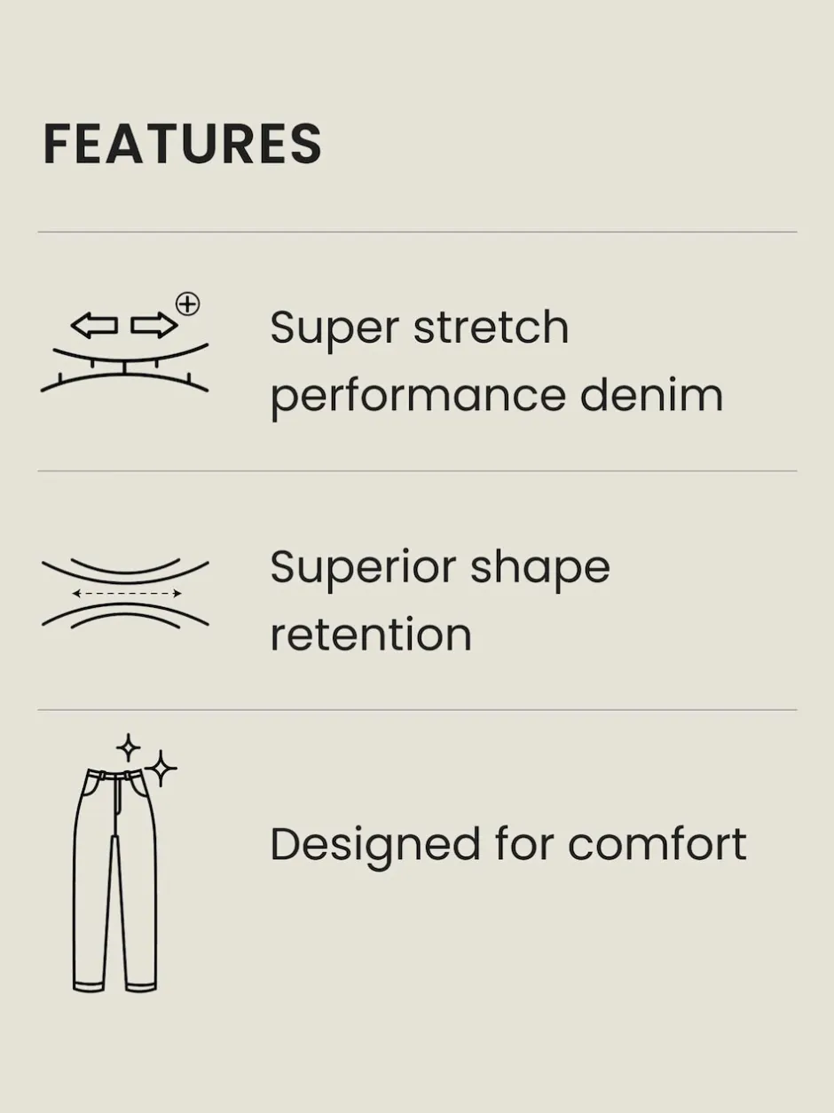 Next - Slim Fit (Slim Fit) - Jean Motionflex Bleu indigo moyen Sale