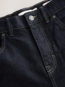 Next Bleu indigo rincé - Ajustement droit - Signature Selvedge jean Denim Jeans Outlet