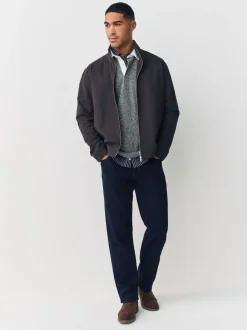 Next Bleu indigo rincé - - Jeans stretch de confort Ajustement droit New