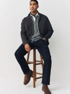 Next Bleu indigo rincé - - Jeans stretch de confort Ajustement droit New