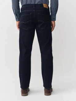Next Bleu indigo rincé - - Jeans stretch de confort Ajustement droit New