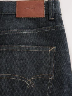 Next Bleu indigo rincé - Jean Denim Signature brossé douillet à Carreaux Outlet