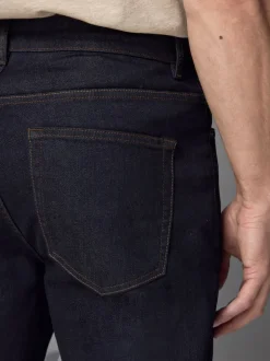 Next - Jeansextensible classique coupe fuselée régulière Bleu indigo rincé Hot