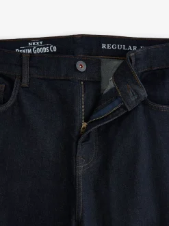 Next - Jeansextensible classique coupe fuselée régulière Bleu indigo rincé Hot