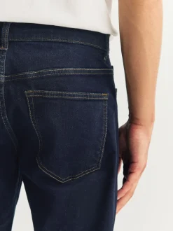 Next - Lit 1 place - Coupe ajustée Classic Jeans extensibles Bleu indigo rincé Online