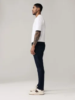 Next - Slim Fit (Slim Fit) - Jeans stretch de confort Bleu indigo rincé Clearance
