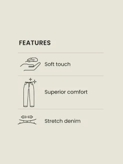 Next - Slim Fit (Slim Fit) - Jeans stretch de confort Bleu indigo rincé Clearance