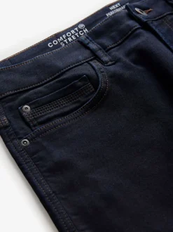Next - Slim Fit (Slim Fit) - Jeans stretch de confort Bleu indigo rincé Clearance