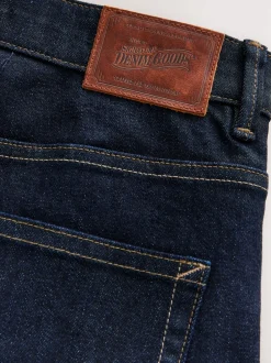 Next Bleu indigo rincé - Slim Fit (Slim Fit) - Signature Selvedge jean Denim Jeans Discount