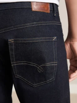 Next Bleu indigo rincé - Slim Fit (Slim Fit) - Signature Selvedge jean Denim Jeans Discount