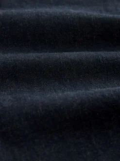 Next - Straight Fit Classic Jeans extensibles Bleu indigo rincé Outlet