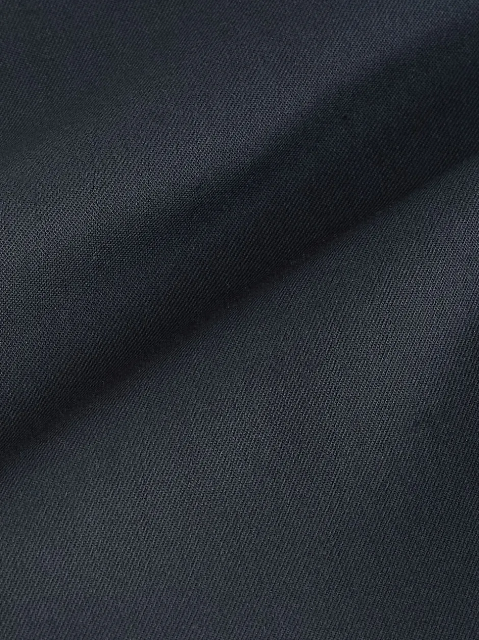 Next Bleu marine - Ajustement régulier - Pantalon élégant uni sur le devant