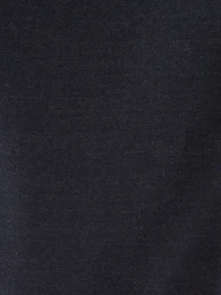 Next Bleu marine - Ajustement régulier - Pantalons Signature en 100 % laine avec ceinture Motion Flex