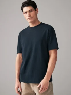 Next - Ajustement régulier - T-shirt épais Bleu marine Best