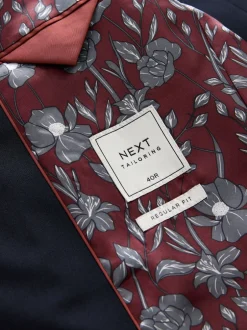 Next Bleu marine - - Veste de costume à deux boutons Ajustement régulier New